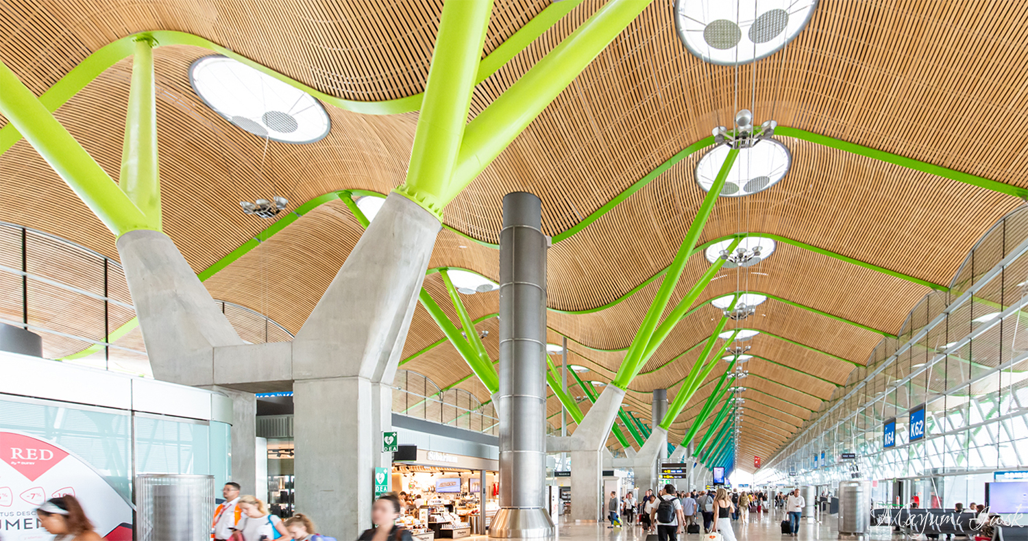 ヨーロッパ旅行で訪れた美しい空港