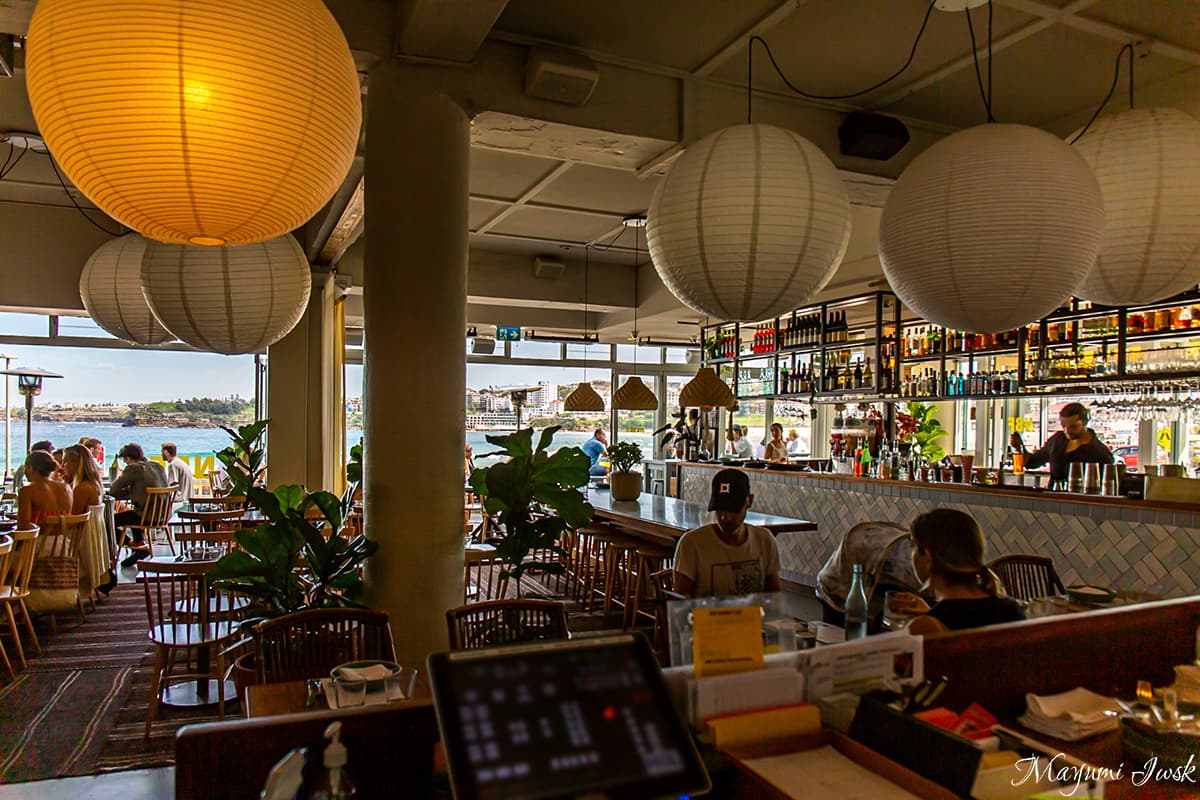 ボンダイビーチを一望するレストラン「ノースボンダイ・フィッシュ（ NORTH BONDI FISH）」