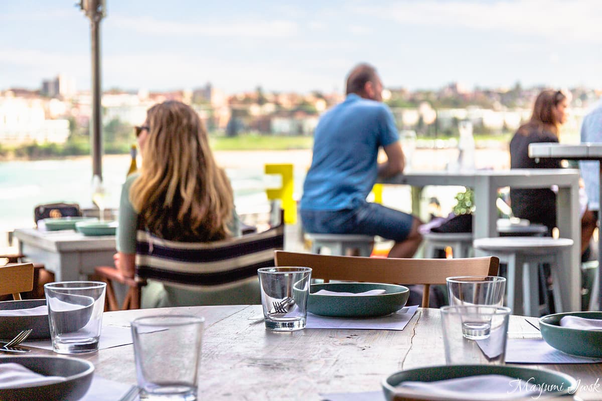 ボンダイビーチを一望するレストラン「ノースボンダイ・フィッシュ（ NORTH BONDI FISH）」