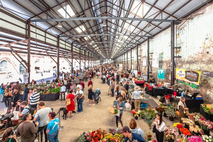 シドニーのフォトジェニックなCARRIAGEWORKS FARMERS MARKET（キャリッジワークス・ファーマーズ・マーケット）