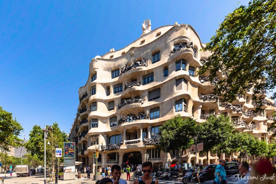 バルセロナで訪れたいガウディの世界遺産：カサミラ（Casa Milà）