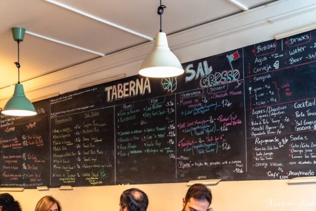 アルファマでの絶品ポルトガル料理「Taberna Sal Grosso」