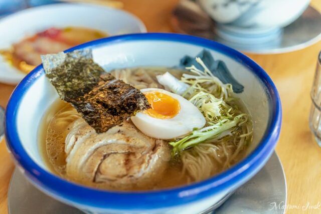Afuri(阿夫利)リスボン店の柚子塩ラーメンで、ほっと一息