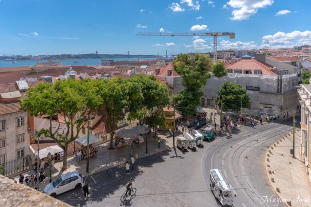 アルファマからリスボンを見下ろす、リスボン大聖堂(Sé de Lisboa)