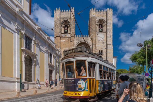 アルファマからリスボンを見下ろす、リスボン大聖堂(Sé de Lisboa)
