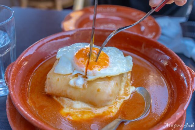 【ポルト】ドウロ川を望むガイア地区の人気店「Taberninha do Manel」でフランセジーニャ